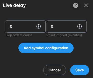 Live Delay Feature